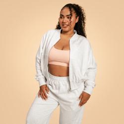 BeastPink Dámská mikina Zip-UP Bliss Grey