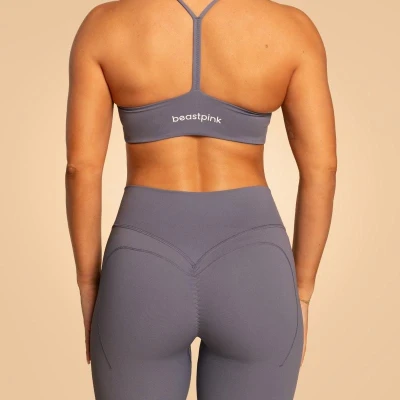 GymBeam BeastPink Dámské kalhoty Grace Granite