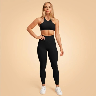 BeastPink Dámské legíny Venture Black POUZE L (VÝPRODEJ)