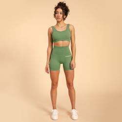 BeastPink Dámske šortky Hyper Olivine