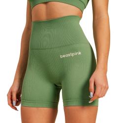 BeastPink Dámske šortky Hyper Olivine