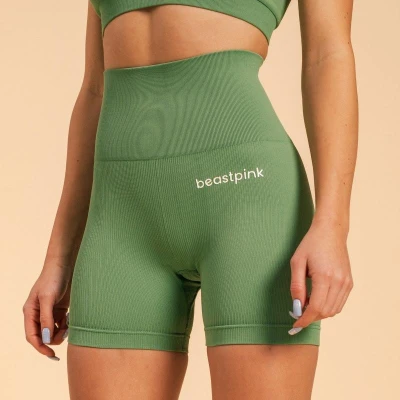 BeastPink Dámské šortky Hyper Olivine POUZE XS (VÝPRODEJ)