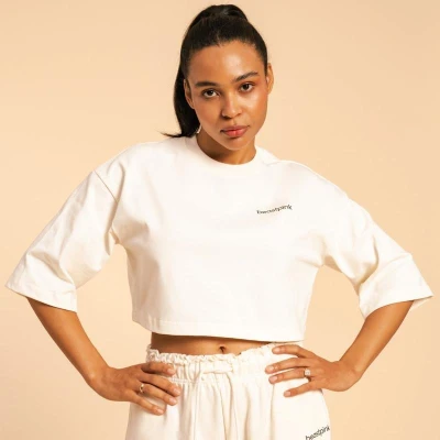 BeastPink Dámské tričko Cropped Serenity Ivory