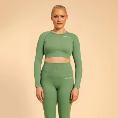 BeastPink Dámsky top Hyper Crop Top Olivine