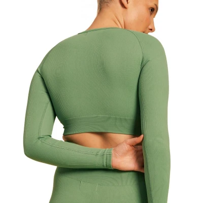 BeastPink Dámsky top Hyper Crop Top Olivine