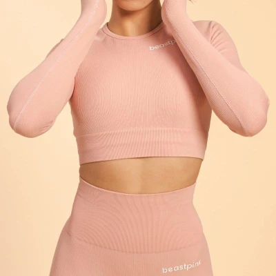 BeastPink Dámský top Hyper Crop Top Pink
