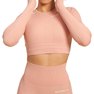 BeastPink Dámský top Hyper Crop Top Pink