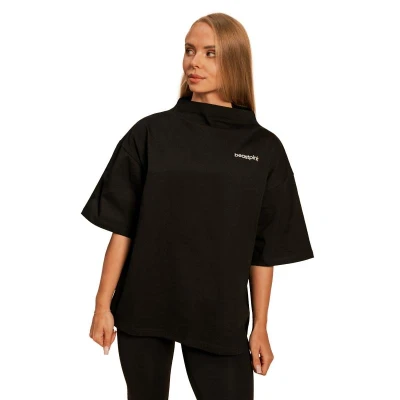 BeastPink Dámske tričko Oversized Bliss Black