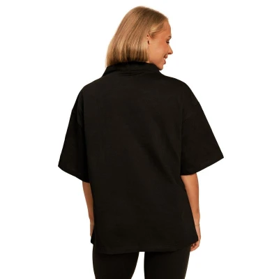 BeastPink Dámske tričko Oversized Bliss Black
