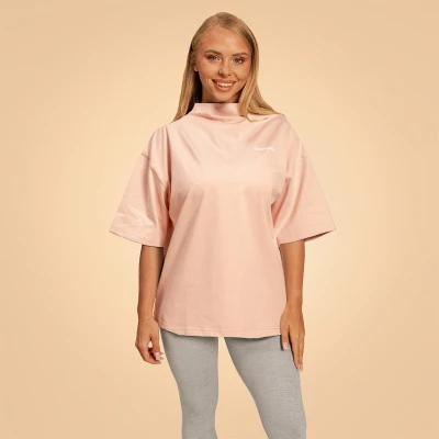 BeastPink Oversized Bliss Pink dámské tričko