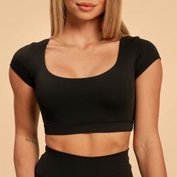 BeastPink Dámské triko Cropped Sense Black