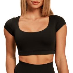 BeastPink Dámské triko Cropped Sense Black