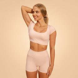 BeastPink Dámské triko Cropped Sense Pink