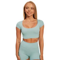 BeastPink Dámské triko Cropped Sense Storm Blue