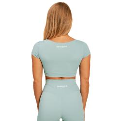 BeastPink Dámské triko Cropped Sense Storm Blue