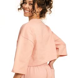 BeastPink Dámské tričko Cropped Serenity Pink