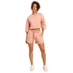 BeastPink Dámské tričko Cropped Serenity Pink
