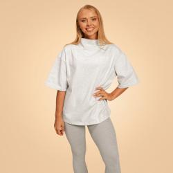 BeastPink Dámské triko Oversized Bliss Grey