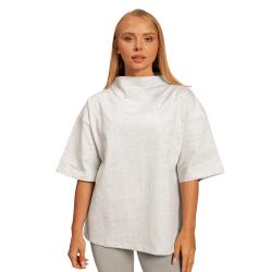 BeastPink Dámské triko Oversized Bliss Grey