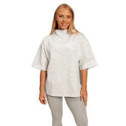 BeastPink Dámské triko Oversized Bliss Grey