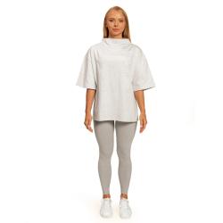 BeastPink Dámské triko Oversized Bliss Grey