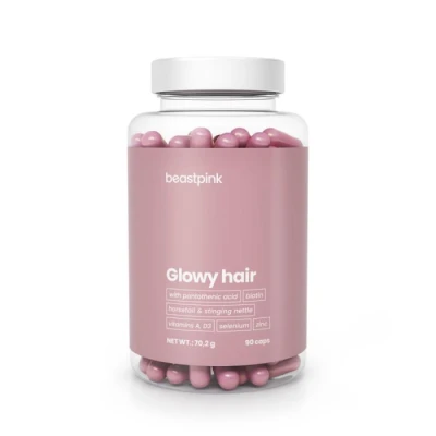 BeastPink Glowy Hair 90 kaps.