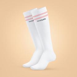 BeastPink Ponožky High Socks White BeastPink Ponožky High Socks White