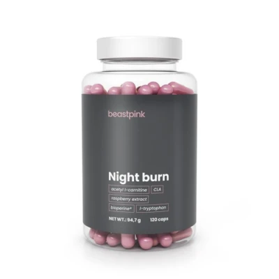 BeastPink Night Burn 120 kaps.