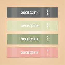 BeastPink Posilovací gumy Resistance Set (VÝPRODEJ)