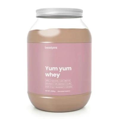 BeastPink Protein Yum Yum Whey 1000 g POUZE karamelová sušenka (VÝPRODEJ)