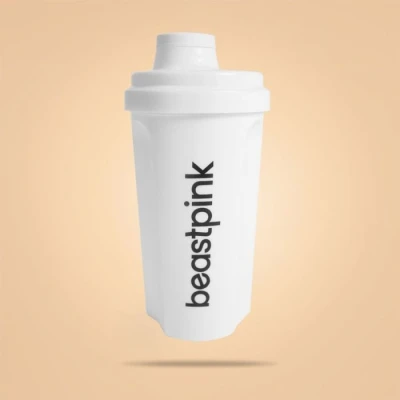 BeastPink Šejkr bílý 700 ml