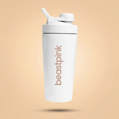 BeastPink Šejkr Steel 650 ml White BeastPink Šejkr Steel 650 ml White