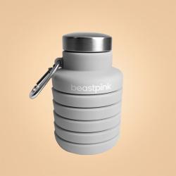 BeastPink Skládací láhev Grey 500 ml