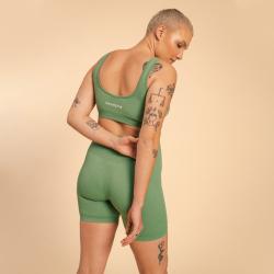 BeastPink Sportovní podprsenka Bralette Hyper Olivine