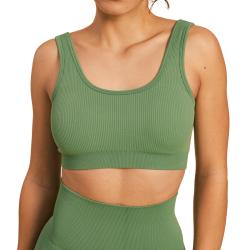 BeastPink Sportovní podprsenka Bralette Hyper Olivine