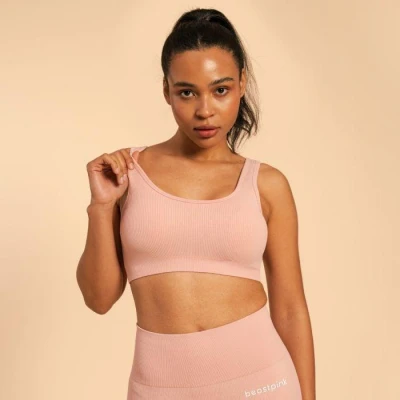 BeastPink Sportovní podprsenka Bralette Hyper Pink BeastPink Sportovní podprsenka Bralette Hyper Pink