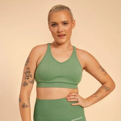 BeastPink Sportovní podprsenka Hyper Olivine BeastPink Sportovní podprsenka Hyper Olivine