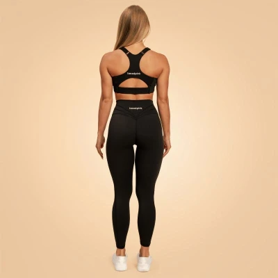 BeastPink Sportovní podprsenka Sense Black POUZE M (VÝPRODEJ)