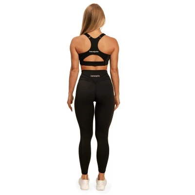 BeastPink Sportovní podprsenka Sense Black POUZE M (VÝPRODEJ)