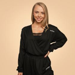 BeastPink Women‘s Breeze Top Black