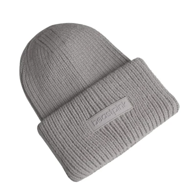 BeastPink Beanie šedá zimní čepice