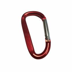 Beaver Karabína ACRS ALU 6 cm červená Beaver Karabína ACRS ALU 6 cm červená