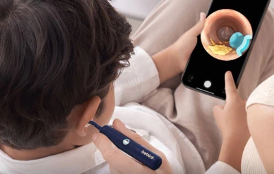 Bebird EarSight Plus otoskop s kamerou na čištění uší (modrý)