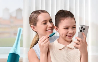 Bebird Earsight Ultra tyrkysovo-měděný kamerový otoskop