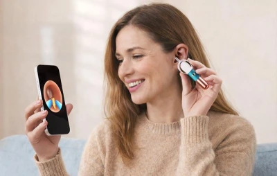 Bebird Earsight Ultra tyrkysovo-měděný kamerový otoskop