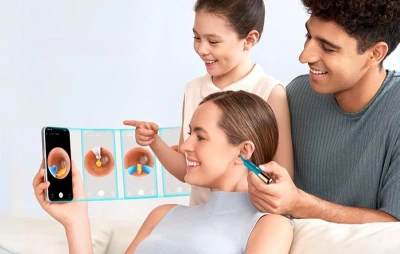 Bebird Earsight Ultra tyrkysovo-měděný kamerový otoskop