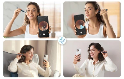 Bebird Chytrá vizuální tyčinka na čištění uší Note 5 pro (modrá)