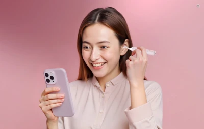 Bebird EarSight Plus I35R růžový kamerový otoskop
