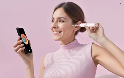 Bebird EarSight Plus I35R růžový kamerový otoskop