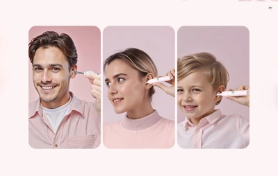 Bebird EarSight Plus I35R růžový kamerový otoskop